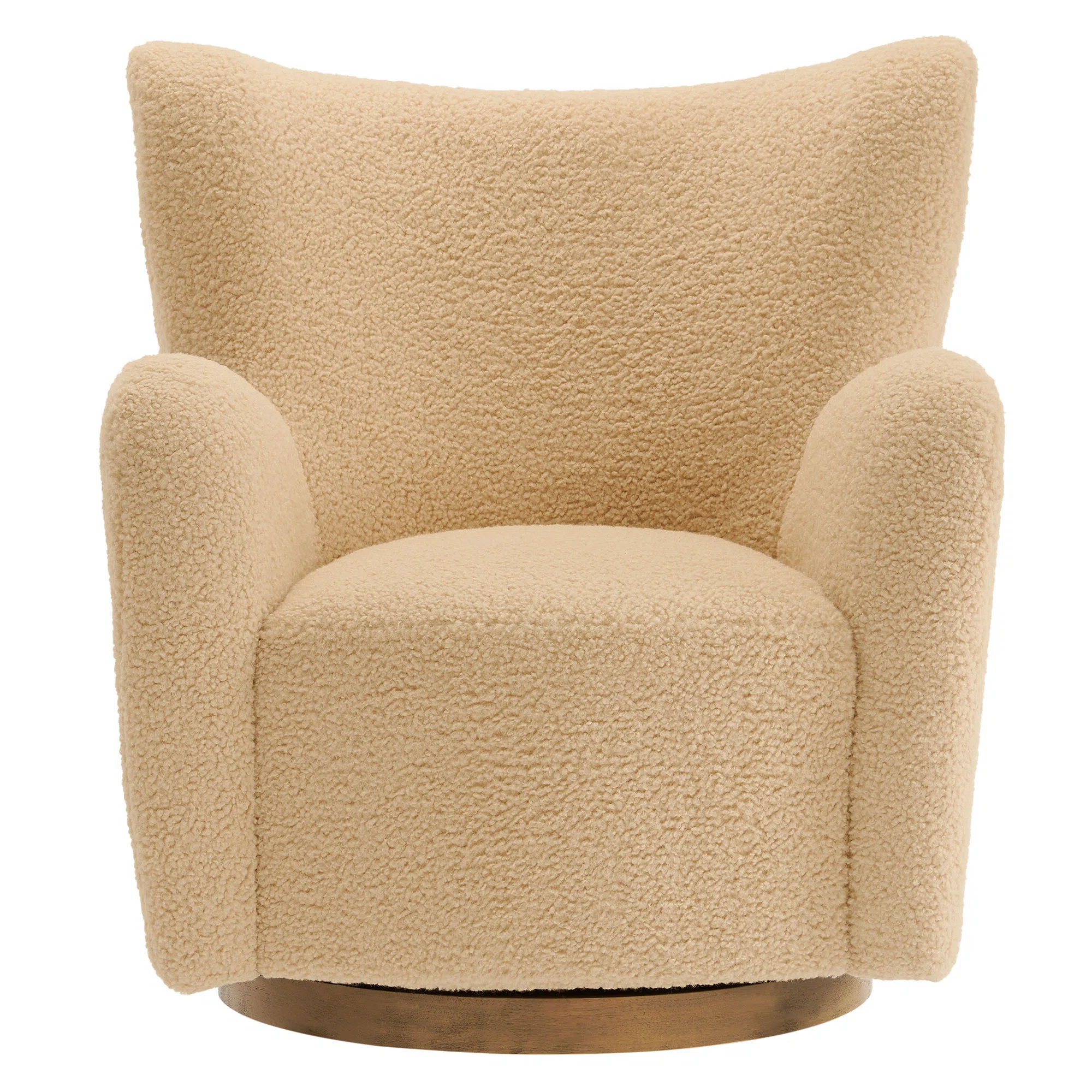 Modway Montrose Wingback Sherpa Swivel Accent Chair | Wayfair | Wayfair North America