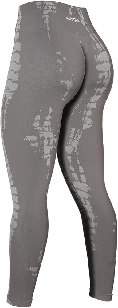 AUROLA Serpent Snake Seamless Scrunch Workout Leggings for Women,Girls Squat Proof Ribbed Thick A... | Amazon (US)