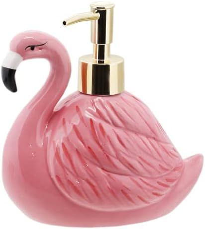 Flamingo Soap Dispenser with Pump for Bathroom or Kitchen Sink | Amazon (US)