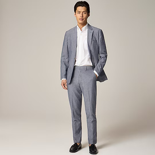Ludlow Slim-fit unstructured suit jacket in Irish cotton-linen | J. Crew US