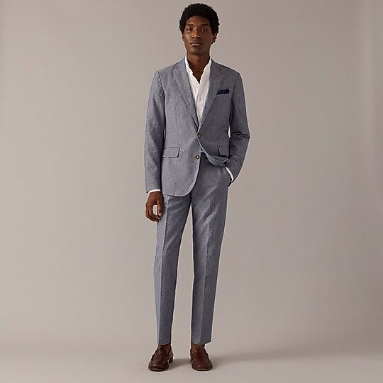 Ludlow Slim-fit unstructured suit jacket in Irish cotton-linen | J.Crew US