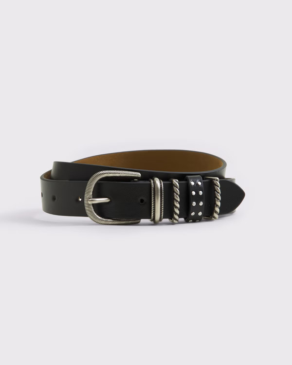 Leather Keeper Belt | Abercrombie & Fitch (US)