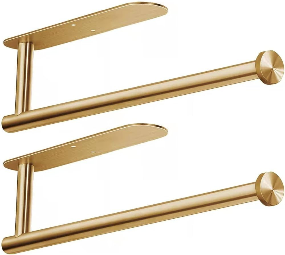 Paper Towel Holders,Paper Towels Rolls - for Kitchen,Paper Towels Bulk- Self-Adhesive Under Cabin... | Amazon (US)