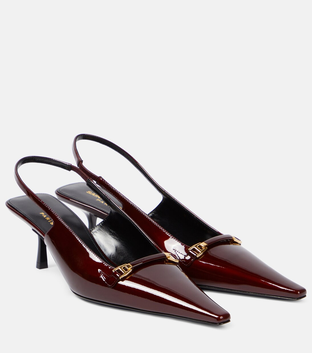 Carine 55 patent leather slingback pumps | Mytheresa (US/CA)