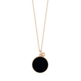 ever onyx round on chain | Ginette-NY