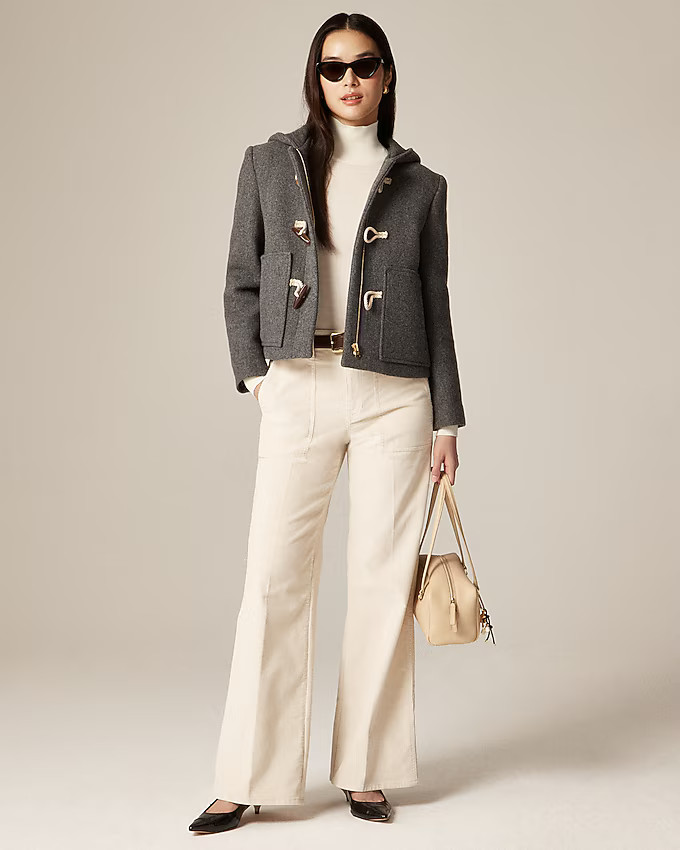 Camp-pocket wide-leg pant in stretch corduroy | J. Crew US