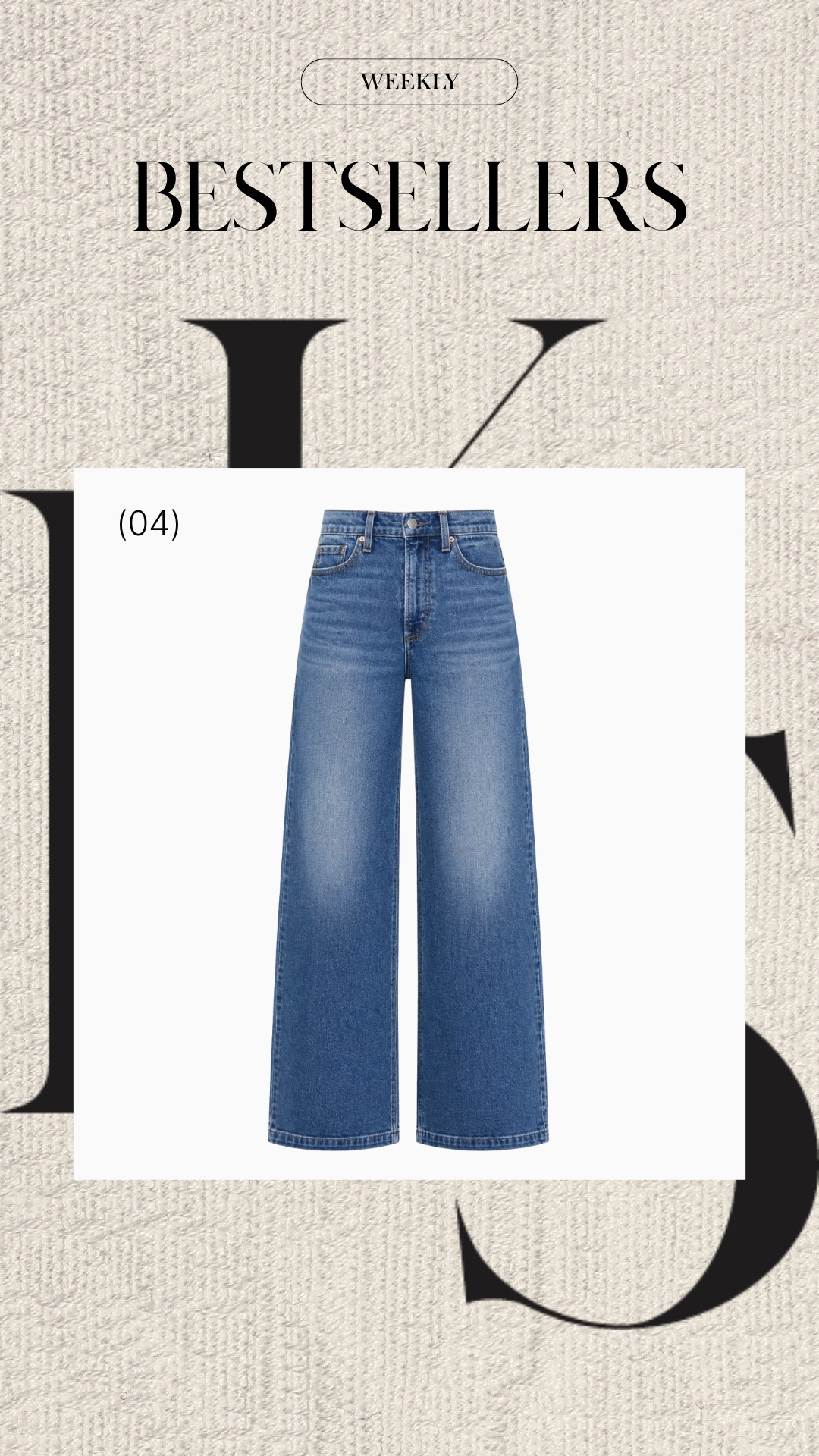 Weekly Bestseller 04. - Pistola High Waist Wide Leg Jeans

An Nsale denim favorite that is still in stock, but not for long!

#LTKdayinmylife #LTKootd #LTKSaleAlert