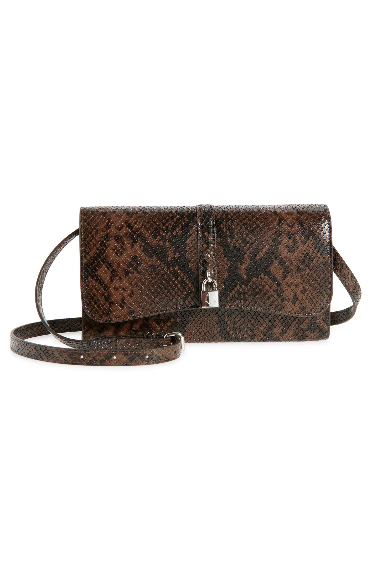 Stella McCartney Ryder Faux Snakeskin Crossbody Clutch | Nordstrom | Nordstrom