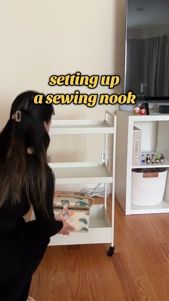Functional sewing cart set up 🧵 

#LTKSpringSale #LTKHome