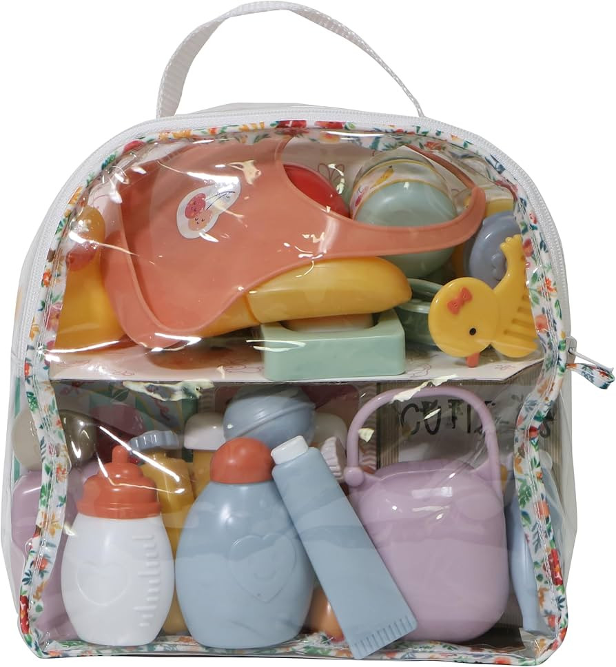 JC Toys Baby Doll Nursery 20 Piece Accessory Bag Berenguer Boutique! | Fitst Most Dolls | Nursery... | Amazon (US)