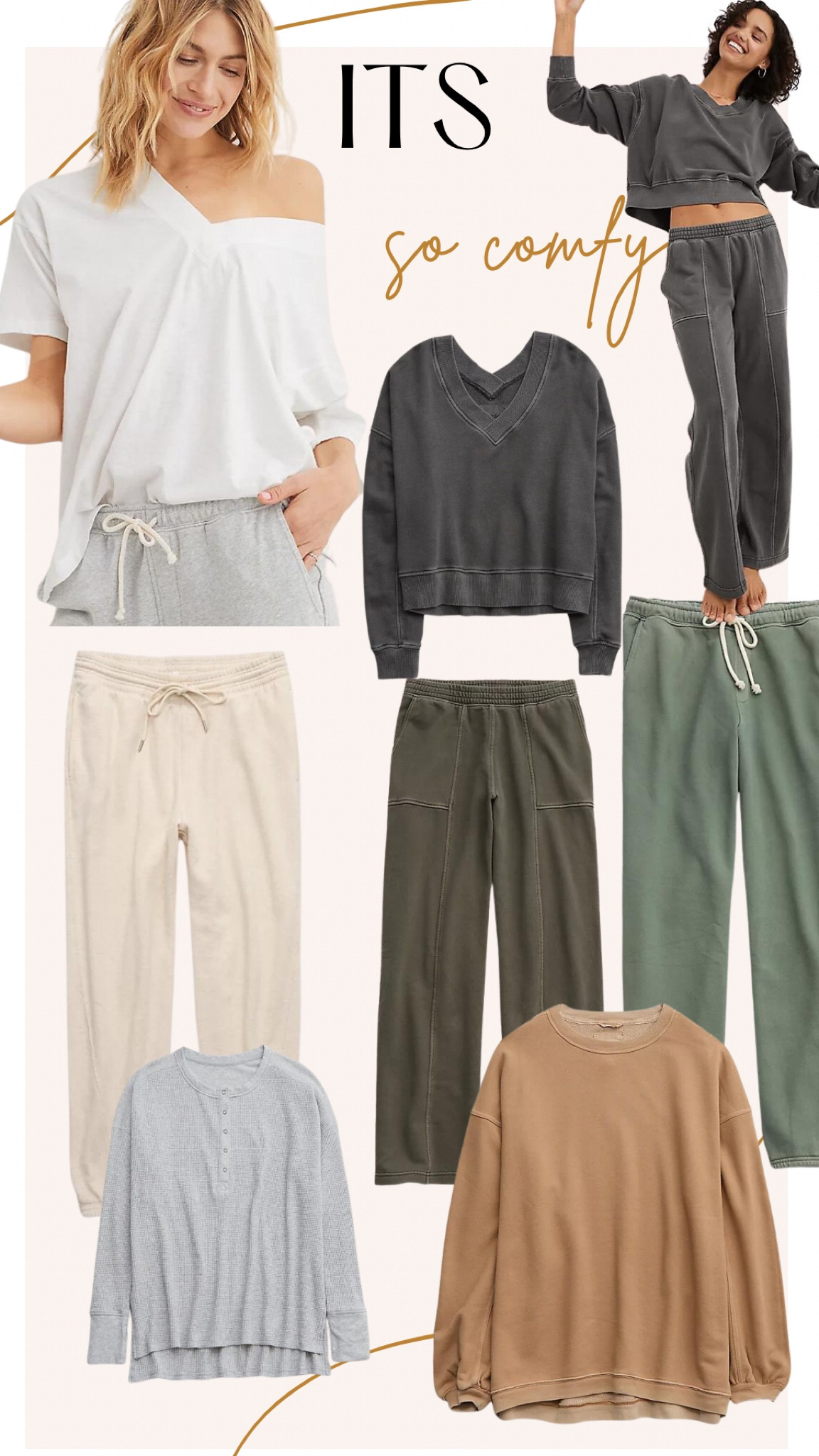 If there’s one thing I can recommend it’s comfy clothes. These are a few of my go to’s. #LTKcomfy

#LTKfindsunder50 #LTKmidsize