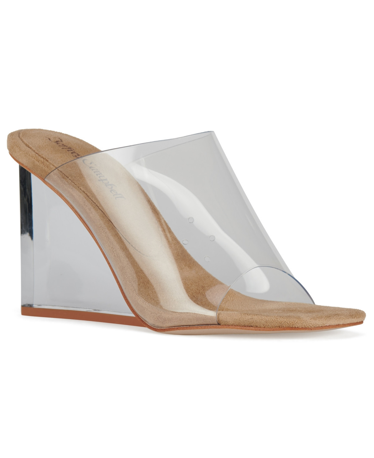 Jeffrey Campbell Women's Acetate Vinyl Wedge Heel Sandals - Clear | Macy's