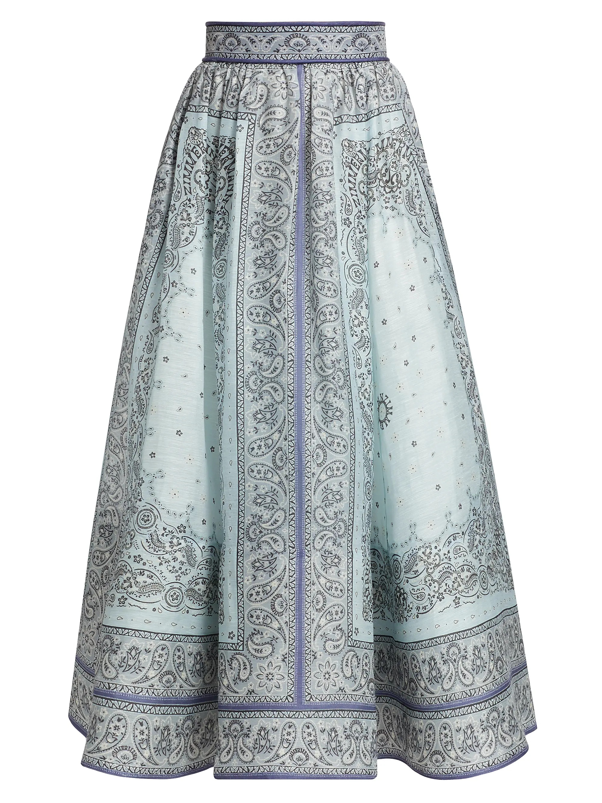 Matchmaker Paisley Linen-Silk Maxi-Skirt | Saks Fifth Avenue
