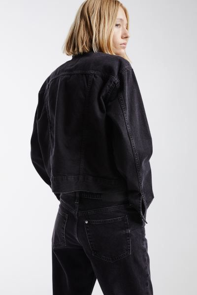 Straight Regular Jeans - Black - Ladies | H&M US | H&M (US + CA)