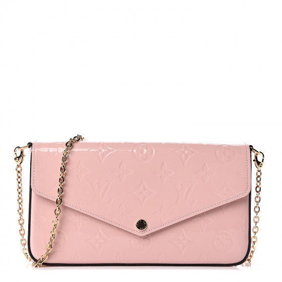 Vernis Felicie Chain Wallet Rose Ballerine | Fashionphile