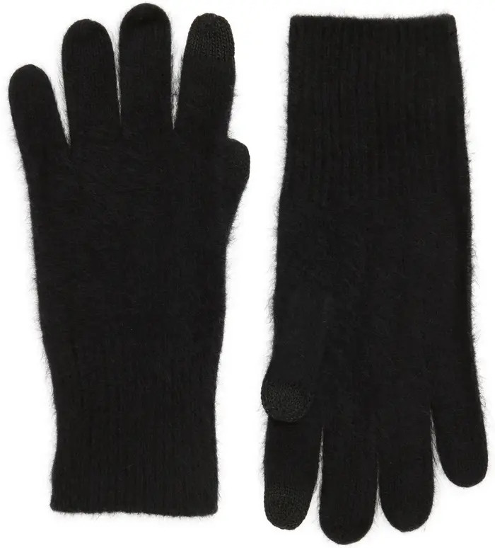 Brushed Cashmere Tech Gloves | Nordstrom