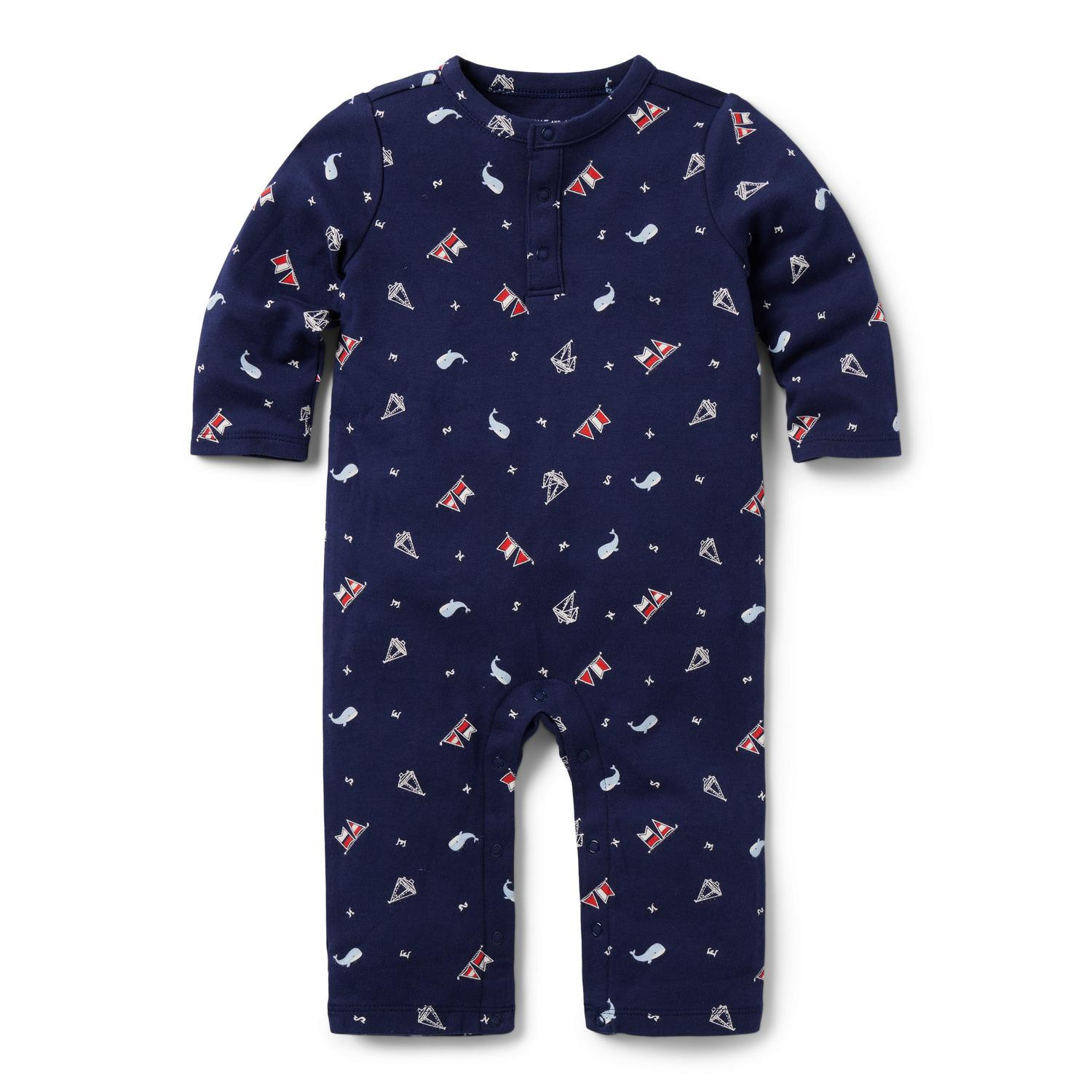 Baby Nautical Henley One-Piece | Janie and Jack