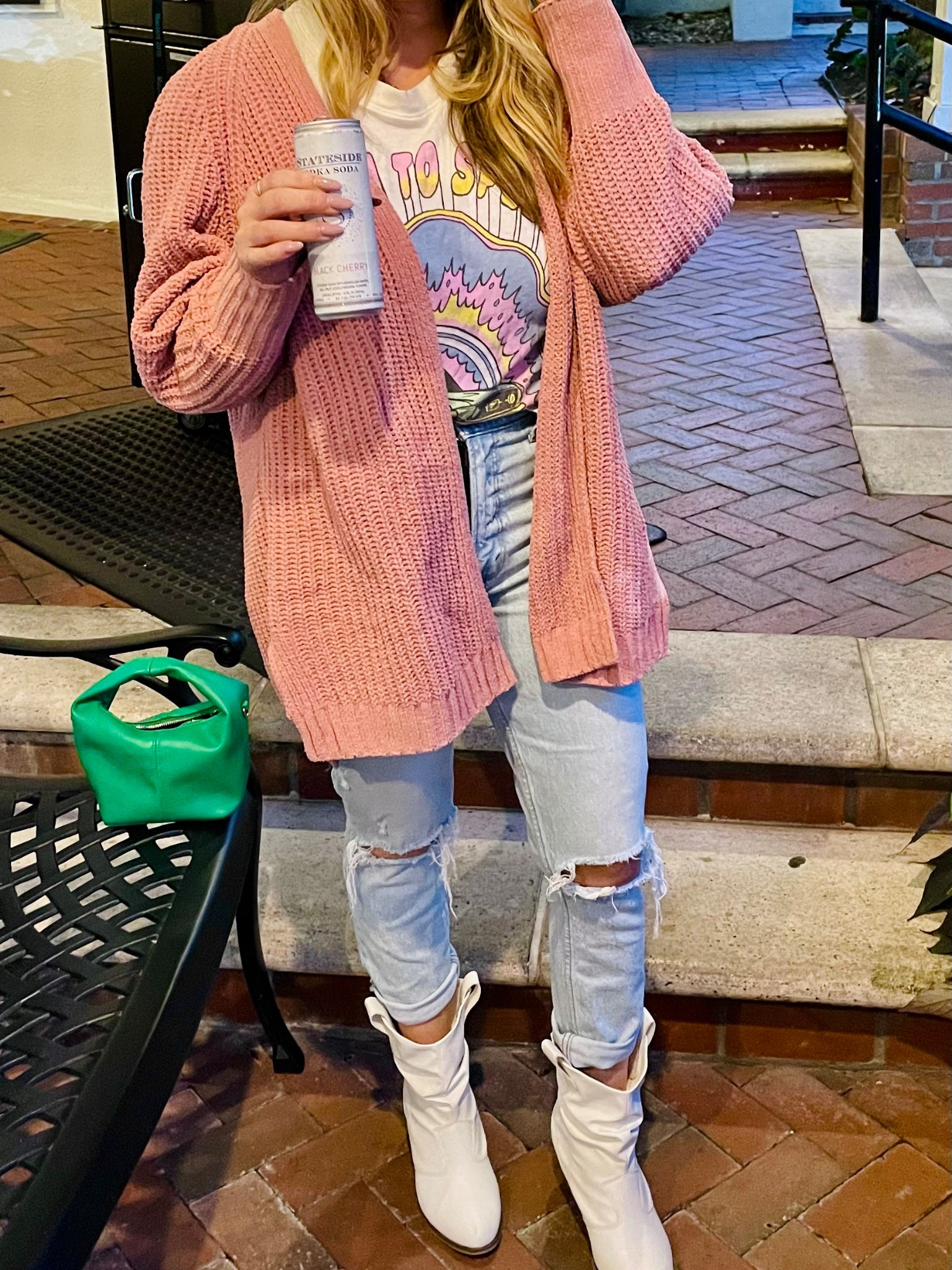 Cardigan in all its glory. Jeans, graphic tee, and boots! Perfect for fall  

#LTKSeasonal #LTKPetite #LTKStyleTip