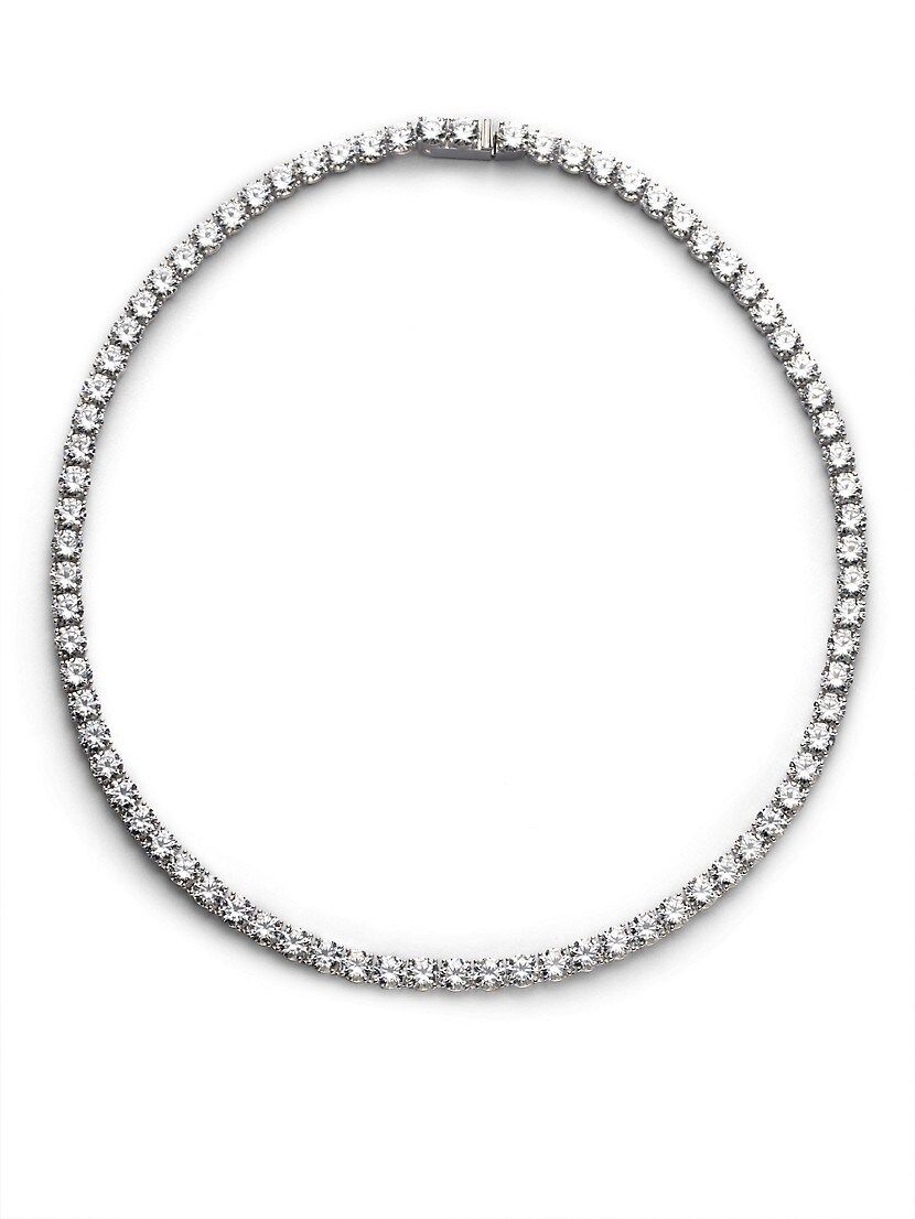 Sterling Silver Tennis Necklace | Saks Fifth Avenue (UK)