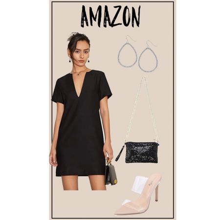 The perfect LBD! So simple and you could throw a blazer on top!
#lbd .#littleblackdress #blackdress #weddingguestdress

#LTKSeasonal #LTKwedding #LTKworkwear