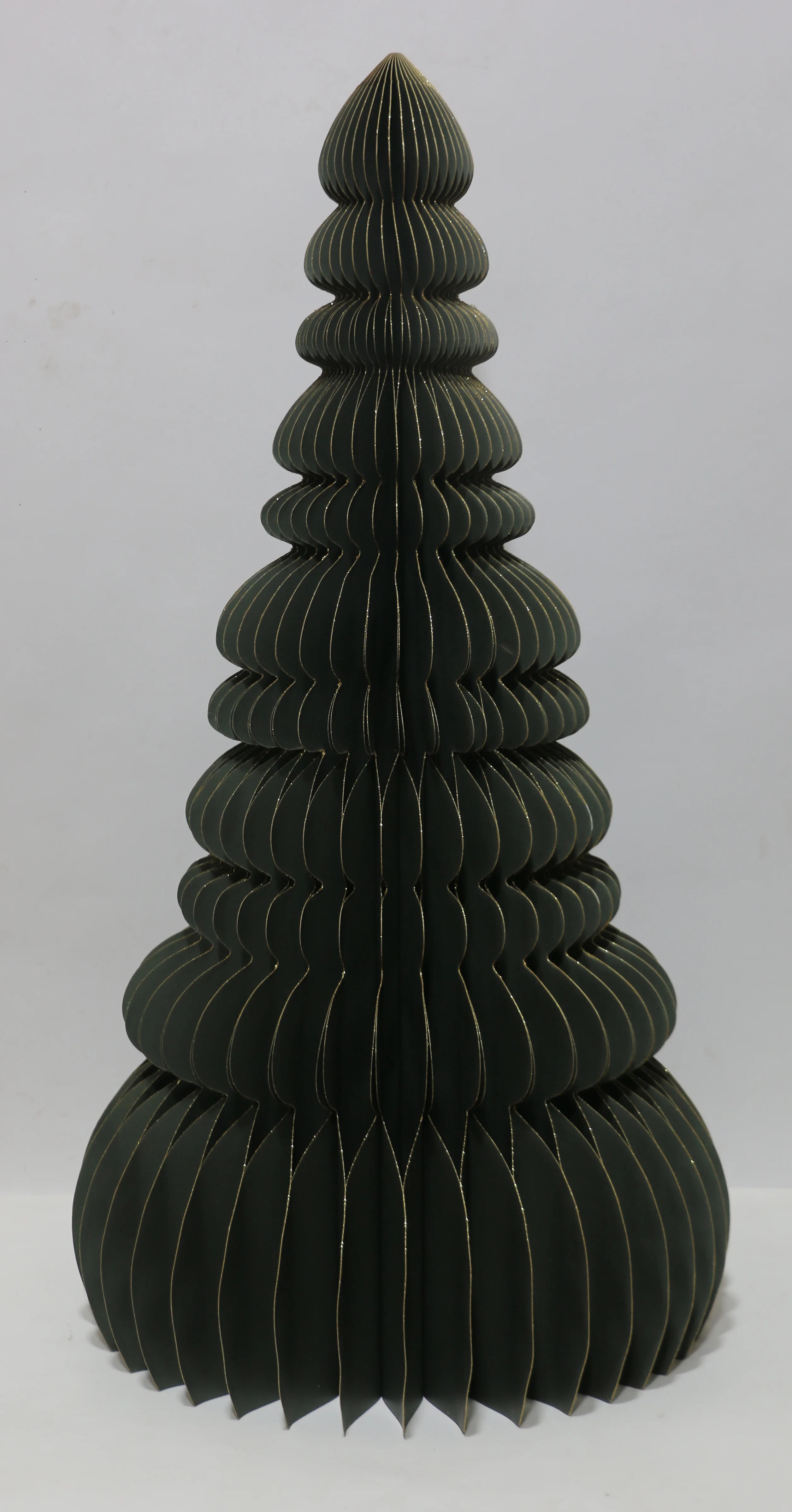 Honeycomb Paper Tree Christmas Decoration, Green, 35", by Holiday Time | Walmart (US)