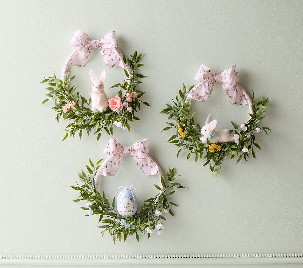 Riley Sheehey Easter Mini Wreaths, Set of 3 | Pottery Barn Kids
