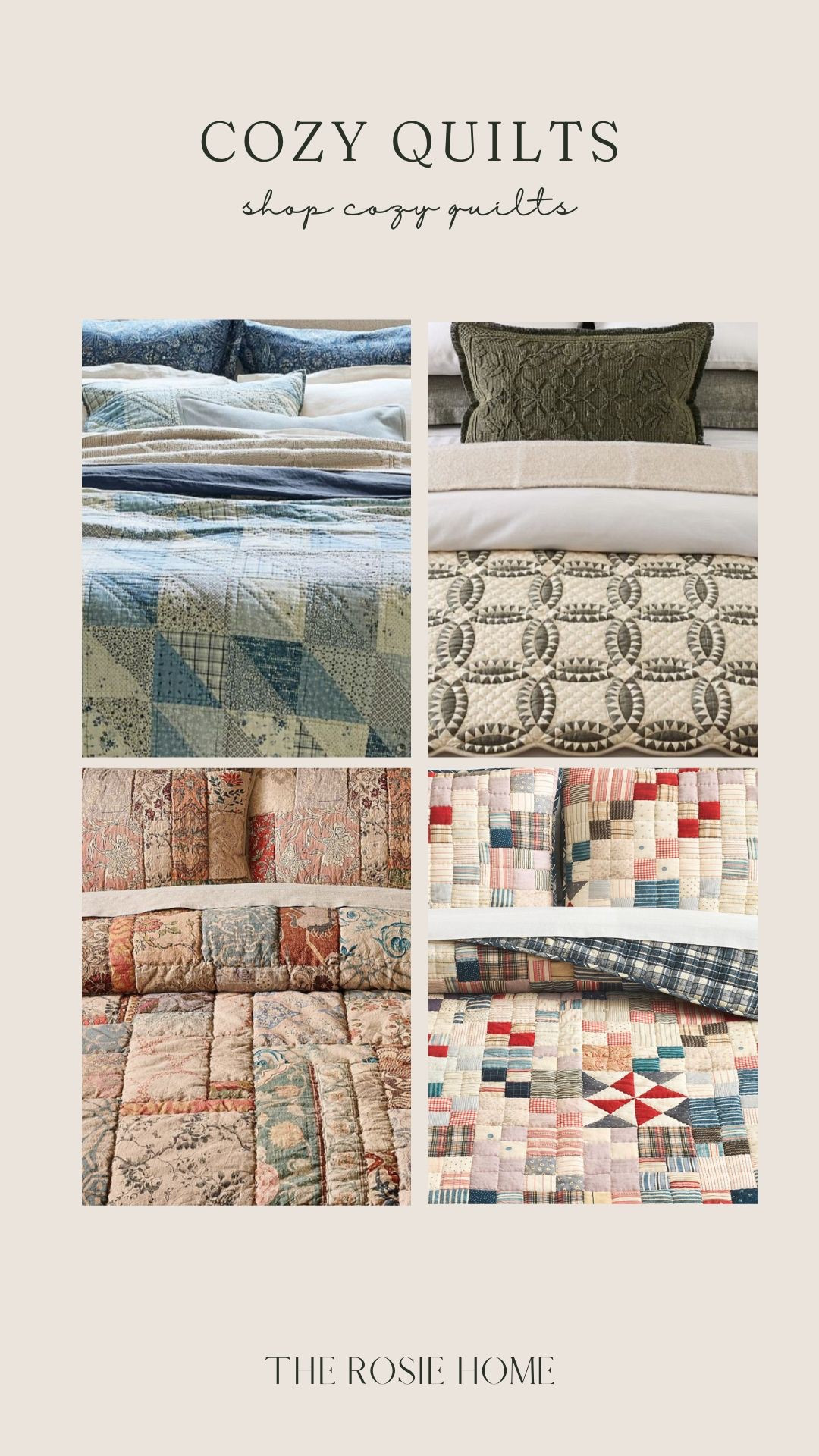 Some of the cutest quilts to keep you warm and cozy :)

#LTKHome