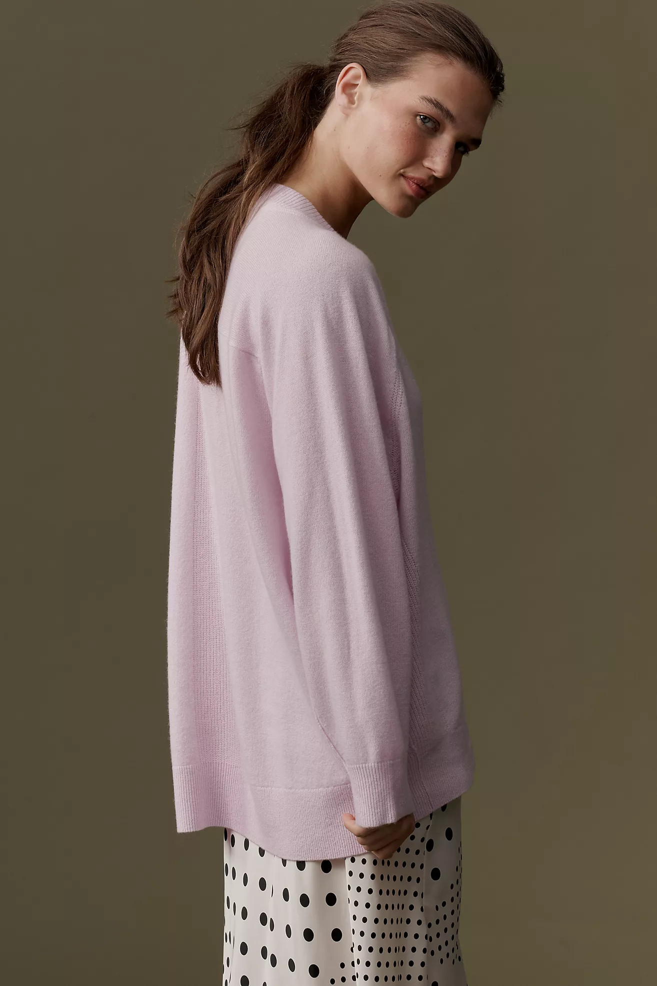 By Anthropologie Cashmere Blend Oversized Sweater | Anthropologie (US)