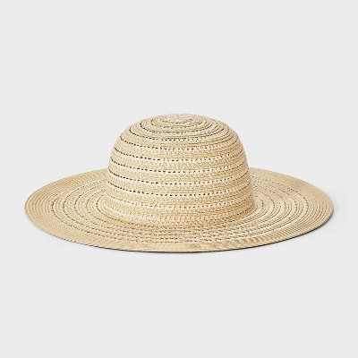 Packable Straw Short Brim Floppy Hat - Shade & Shore™ Natural | Target
