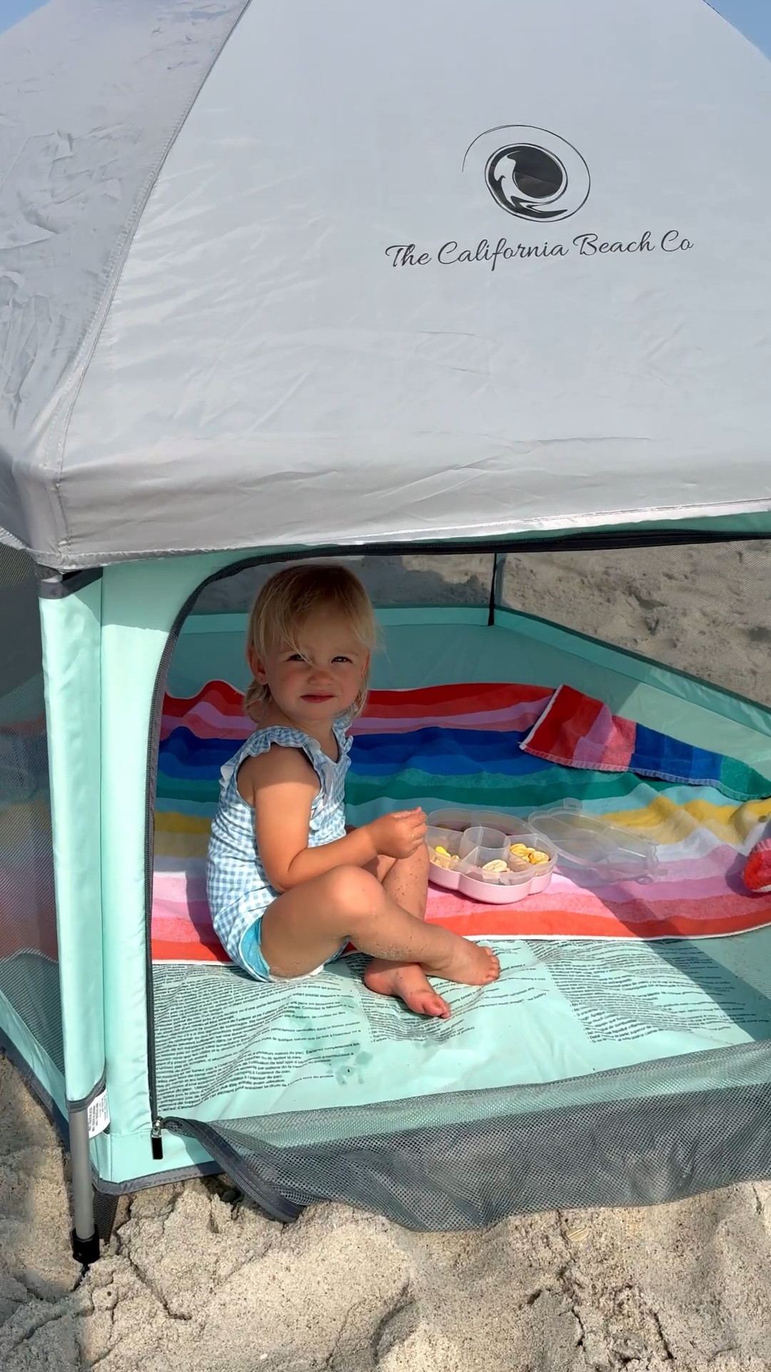 Living her best life on the beach! 🏖️☀️🌊

#LTKBaby #LTKmomlife #LTKKids