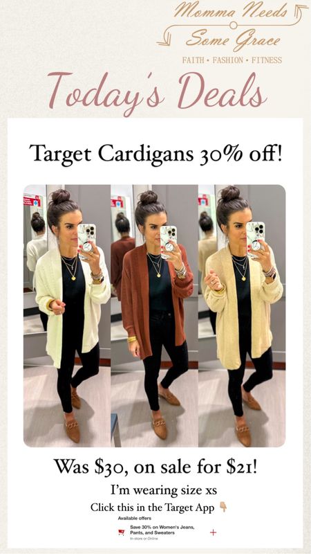 Target Cardigans on sale!! 

#LTKfindsunder100 #LTKsalealert #LTKfindsunder50