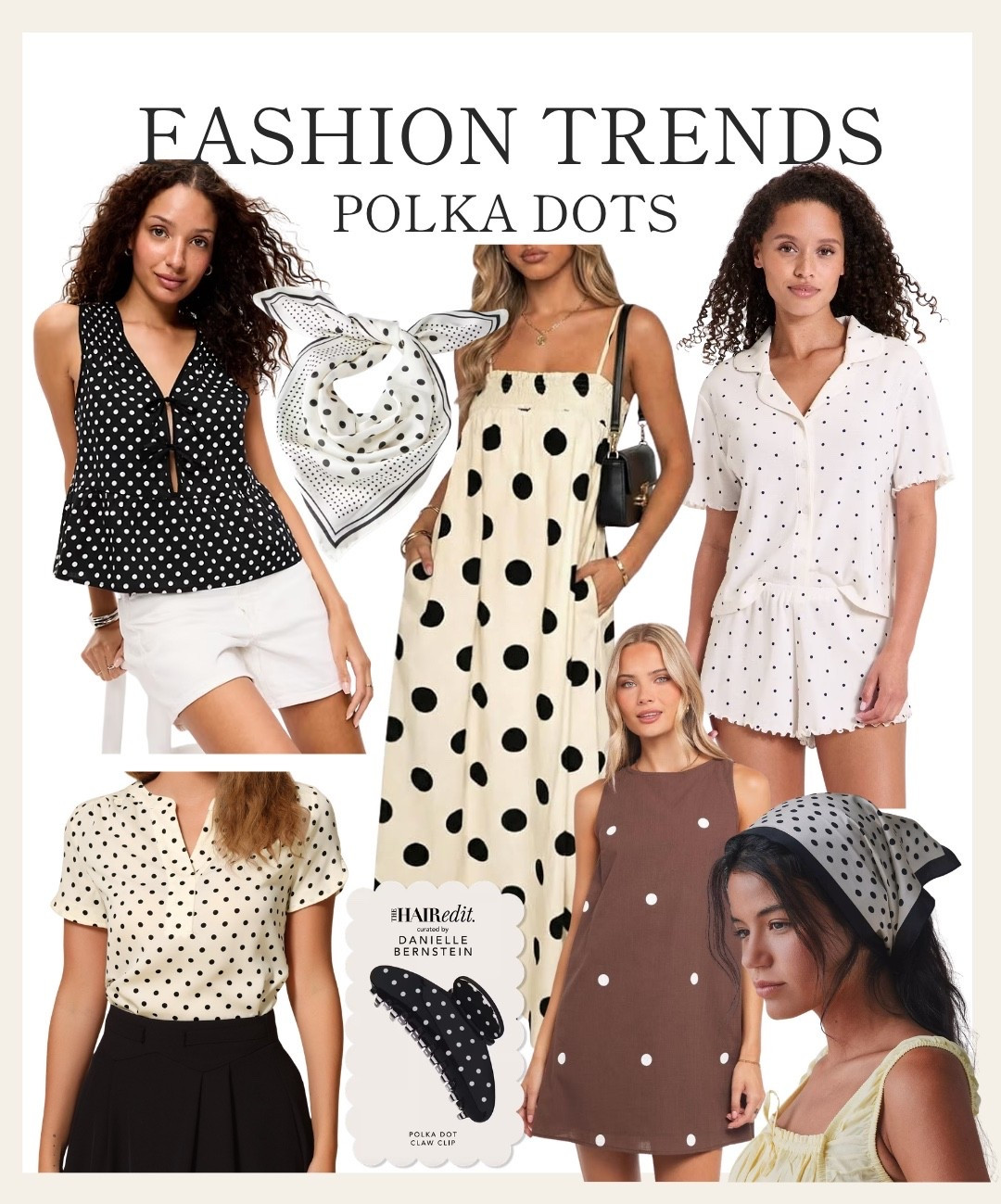 Polka dots are super trendy right now in case you haven’t heard. Here are some of my favorite affordable picks!