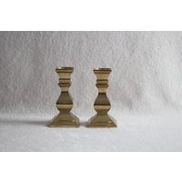 Vintage Brass Candle Holders/Brass Candlestick Holders Home Decoration Set Of 2 | Etsy (US)