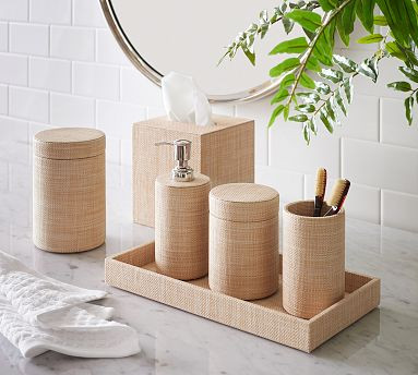 Raffia Tissue Box | Pottery Barn (US)