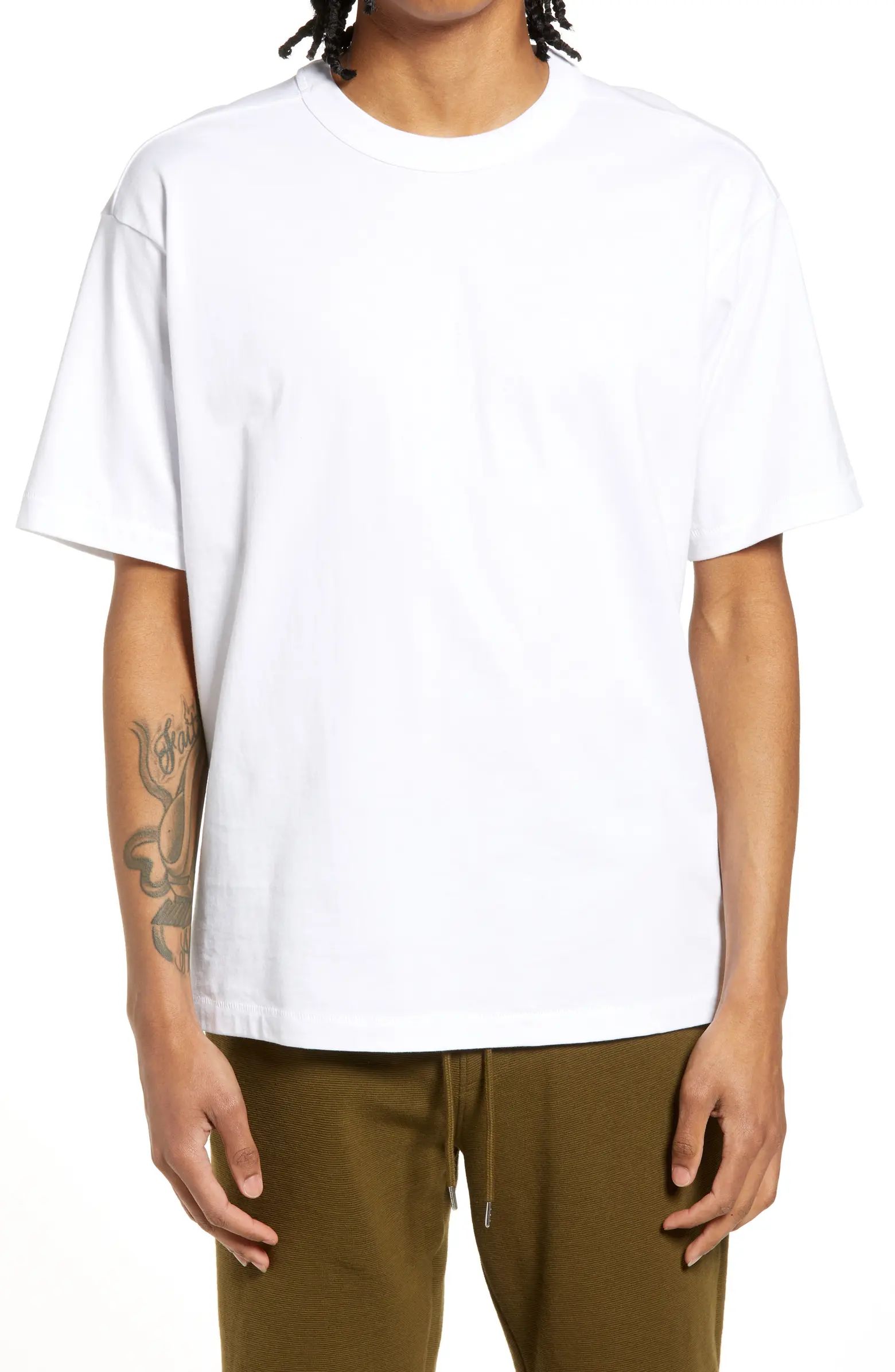 BP. Solid Cotton Crewneck T-Shirt | Nordstrom | Nordstrom