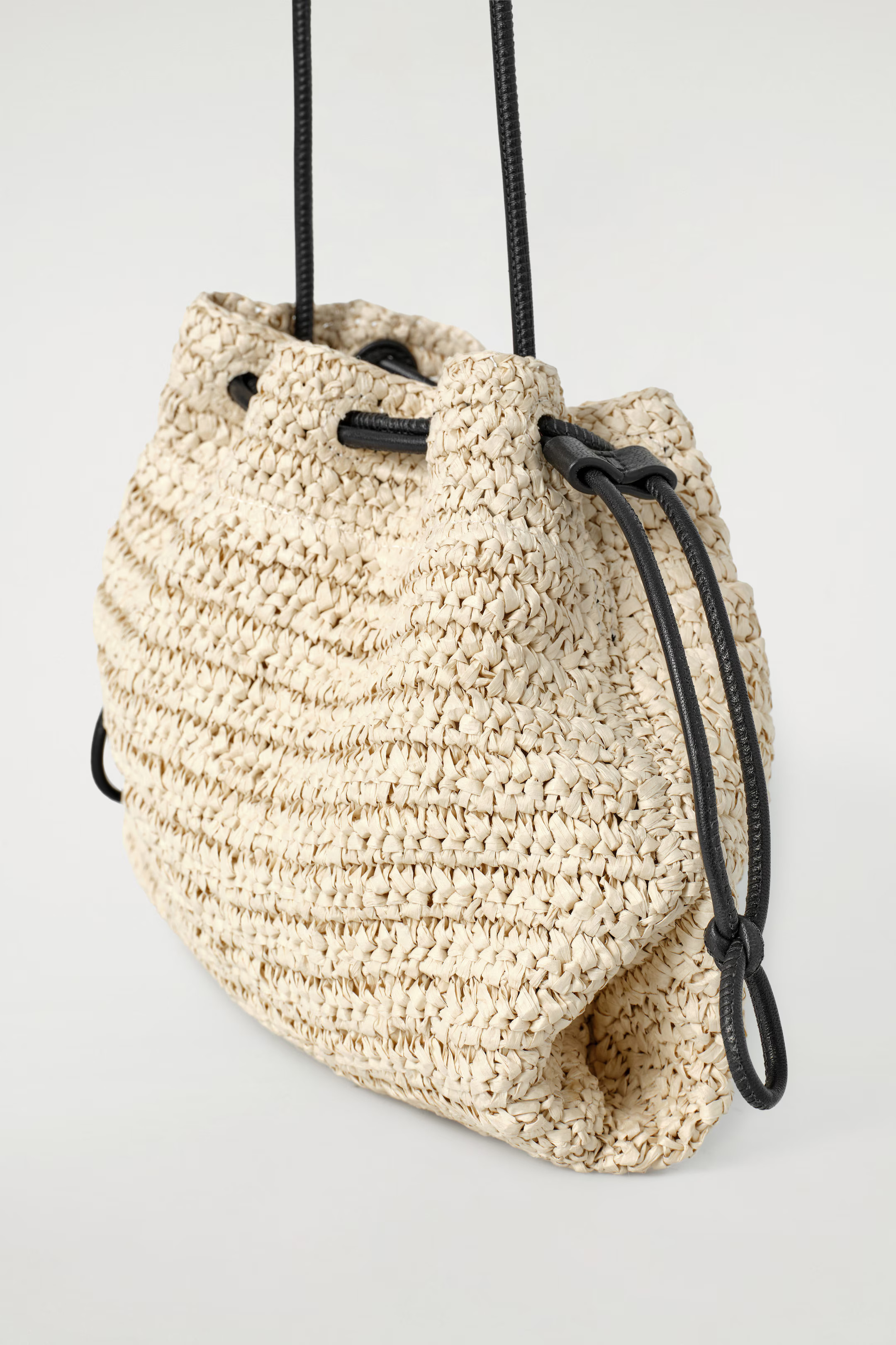 MINI CAVATELLI CLUTCH BAG - STRAW - BEIGE | COS UK