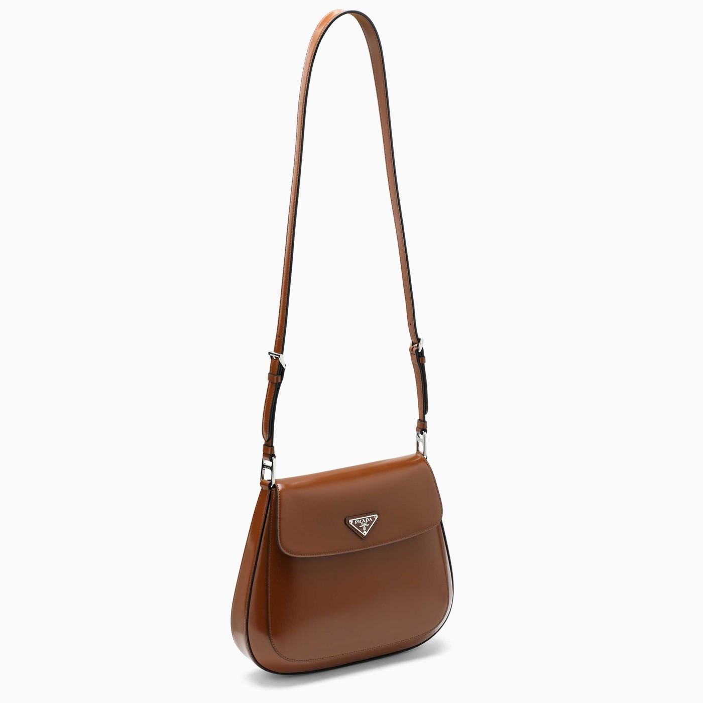 Tobacco Cleo medium bag with flap | The Double F