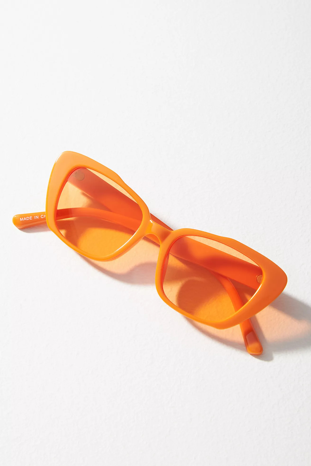 Monochrome Cat-Eye Sunglasses | Anthropologie (US)