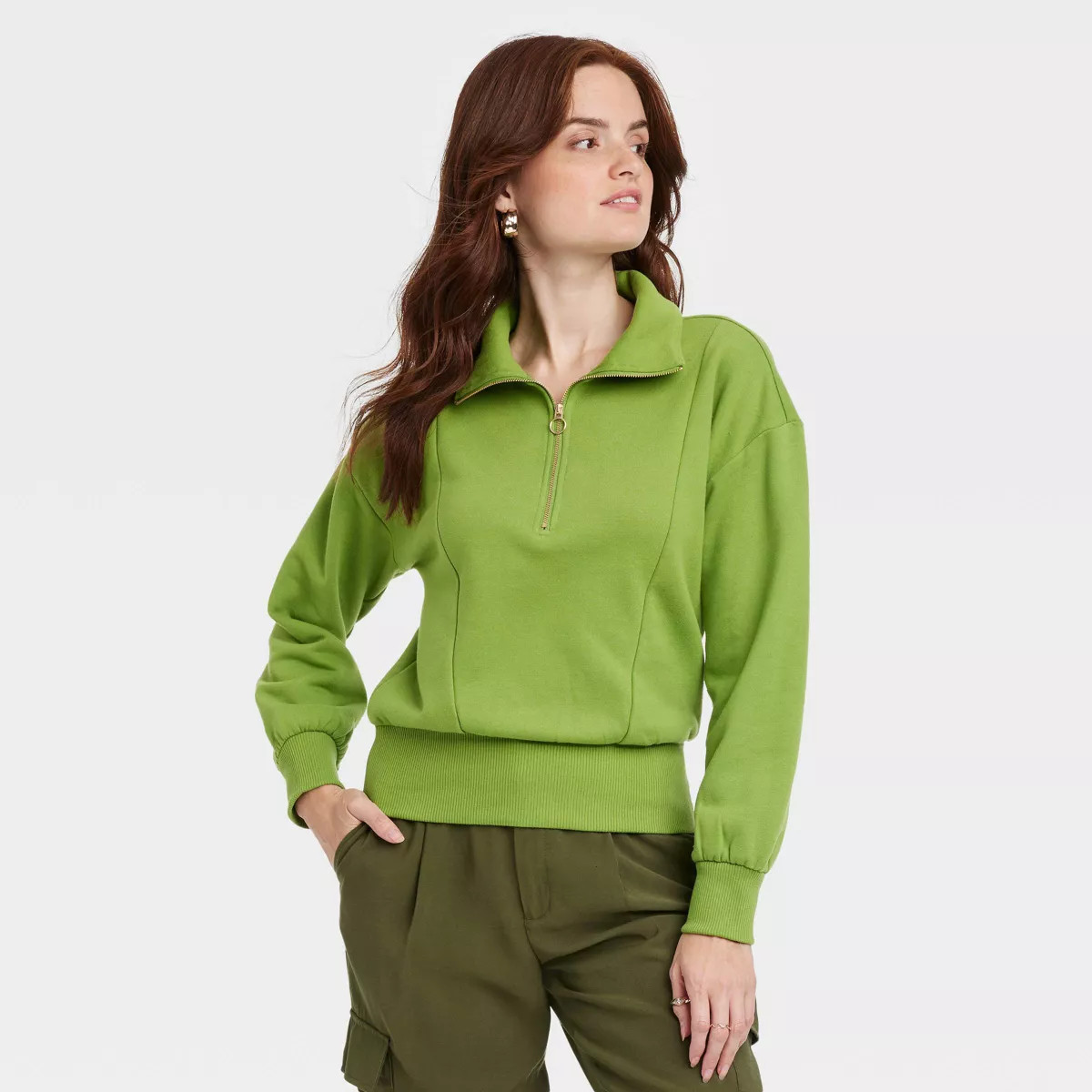 Women's Quarter Zip Sweatshirt - A New Day™ | Target