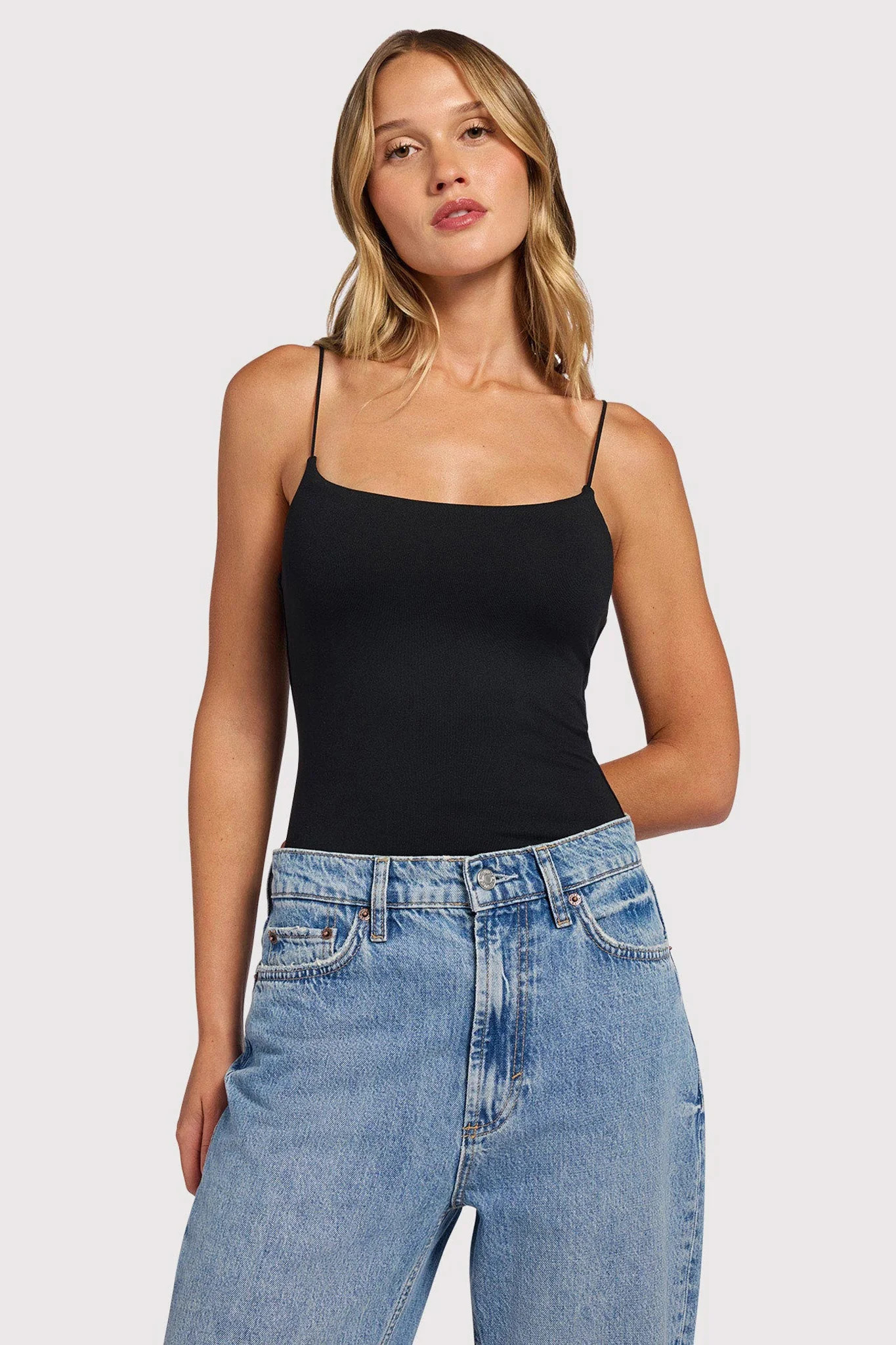 Cami Bodysuit | Black | nuuds