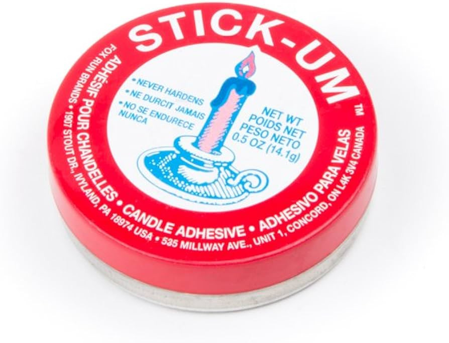 Fox Run Stick-Um Candle Adhesive, 0.5-Ounce | Amazon (US)
