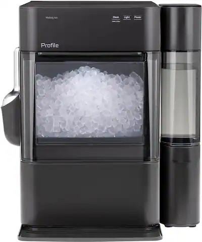 GE Profile - Opal 2.0 Ultra Nugget Ice Maker with Side Tank and Scale Inhibiting Filter - Carbon ... | Best Buy U.S.
