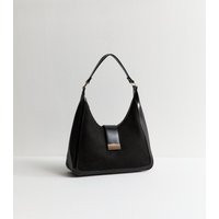 Black Faux Suede Oversized Shoulder Bag New Look | New Look (UK)