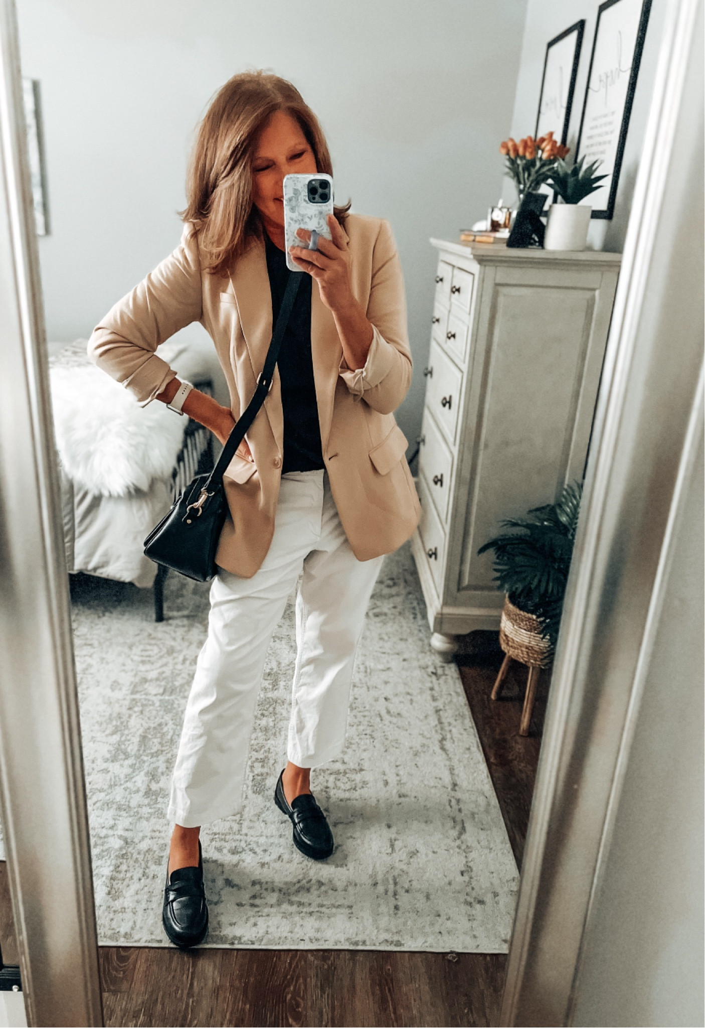 Amazon Essentials twill pants are my go to’s year round! Relaxed Blazer in Tan Natural by Open Edit on sale up to 40% off, styled with a thermal top from Walmart (only $8!) and Time and Tru loafers. These loafers are super comfortable!! All items fit tts. 

Fall outfits, fall fashion, over 40, blazer outfits, loafer outfit, amazon fashion, Amazon finds, Walmart fashion, Walmart finds, thanksgiving outfit 

#LTKSaleAlert #LTKStyleTip #LTKFindsUnder50

#LTKFindsUnder50 #LTKSaleAlert #LTKStyleTip