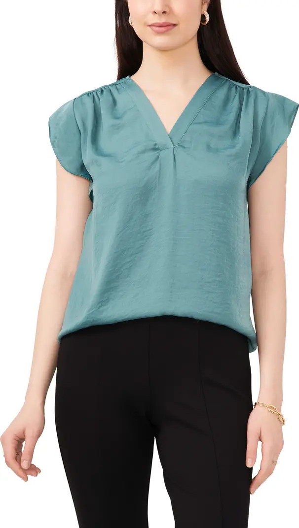 Chaus Flutter Sleeve Blouse | Nordstrom | Nordstrom