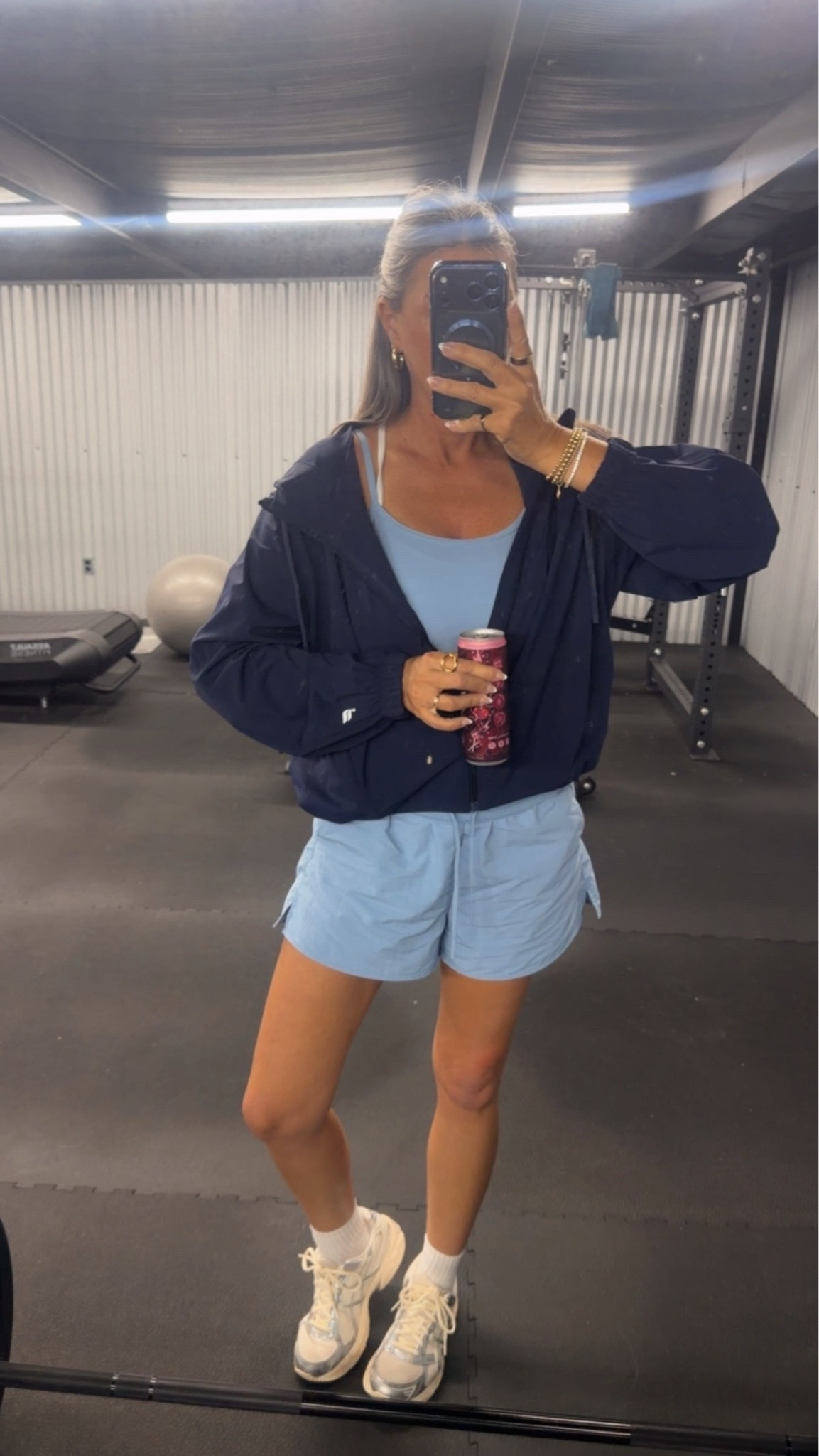 Walk and workout look of the day
Small tank 
Medium shorts (could have done small) 
Shoes TTS

#LTKfitnessgoals #LTKootd #LTKOver40