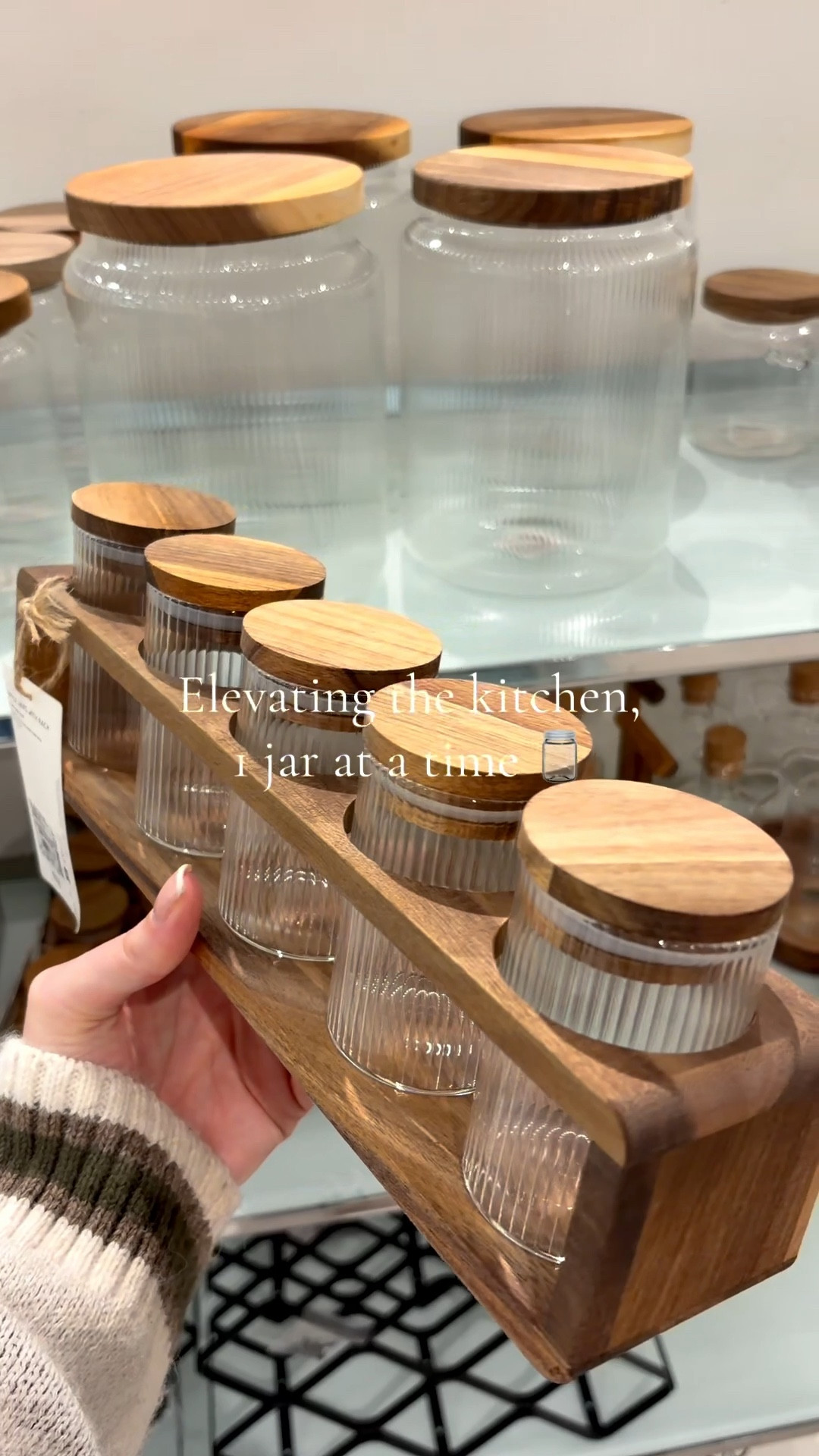 M&S ribbed glass spice jars and rack ✨ affordable kitchen storage that looks stylish on the worktop. Perfect for an easy kitchen refresh. 

#LTKluxury #LTKhome #LTKuk