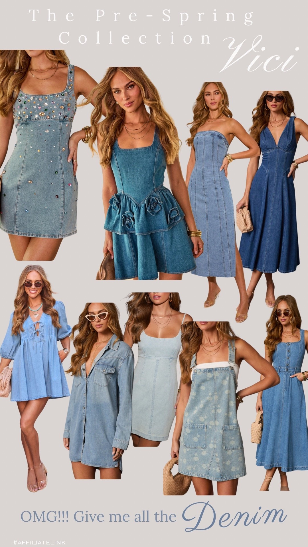 Omg! I am in LOVE with all these denim dresses!!! I need them all!!!! 💙🩵

Use my code REBEKAH35 at checkout! 


#denim #springdress #springstyle #springoutfit #dress #maxidress #minidress #mystyle #vici 

#LTKSeasonal #LTKootd