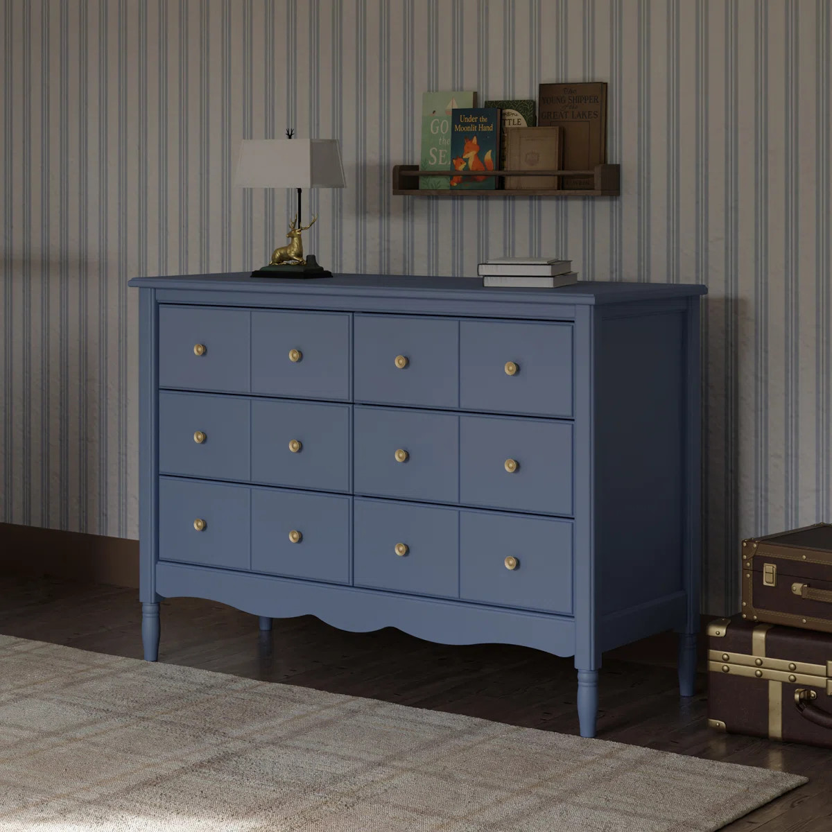 Liberty 6 Drawer 48" W Double Dresser | Wayfair North America
