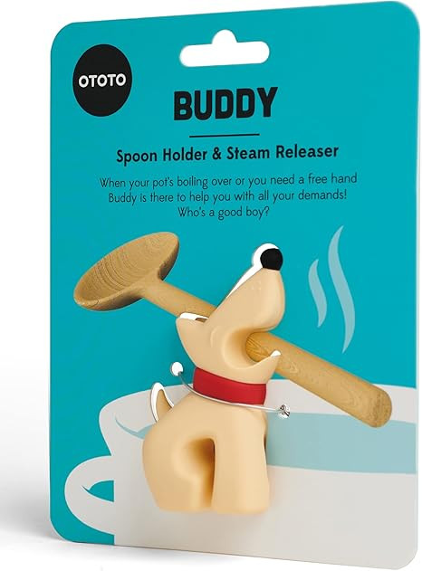 OTOTO Buddy Dog Kitchen Spoon Holder - Cooking Spoon Rest for Kitchen Counter - Spatula, Ladle Ho... | Amazon (US)
